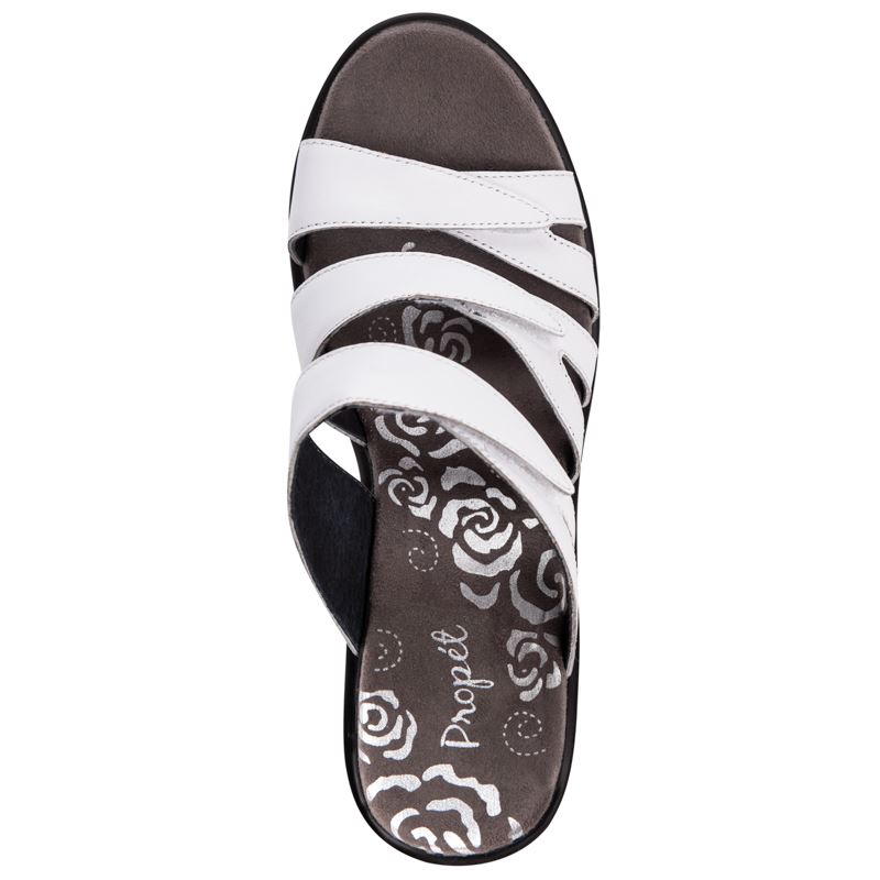 White Women's Propet Lexie Sandals | jMBwmo3y