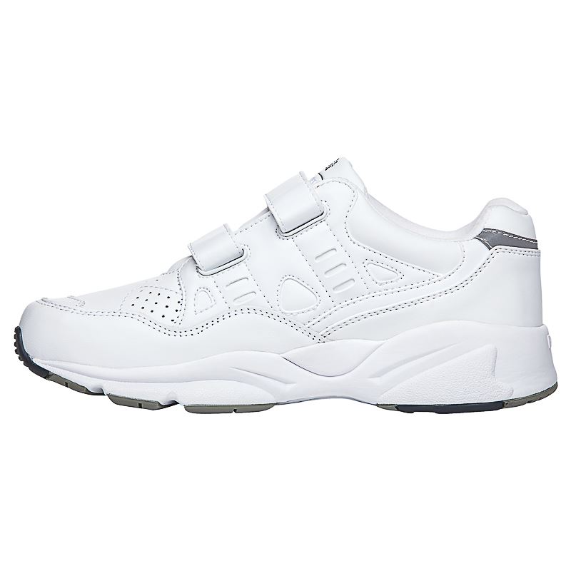 White Women's Propet Stability Walker Strap Sneakers | qI01CR44