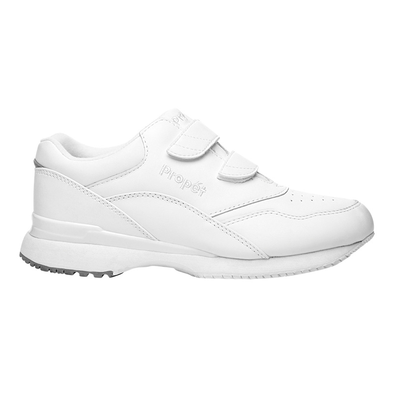 White Women's Propet Tour Walker Strap Sneakers | VG9GkA1R