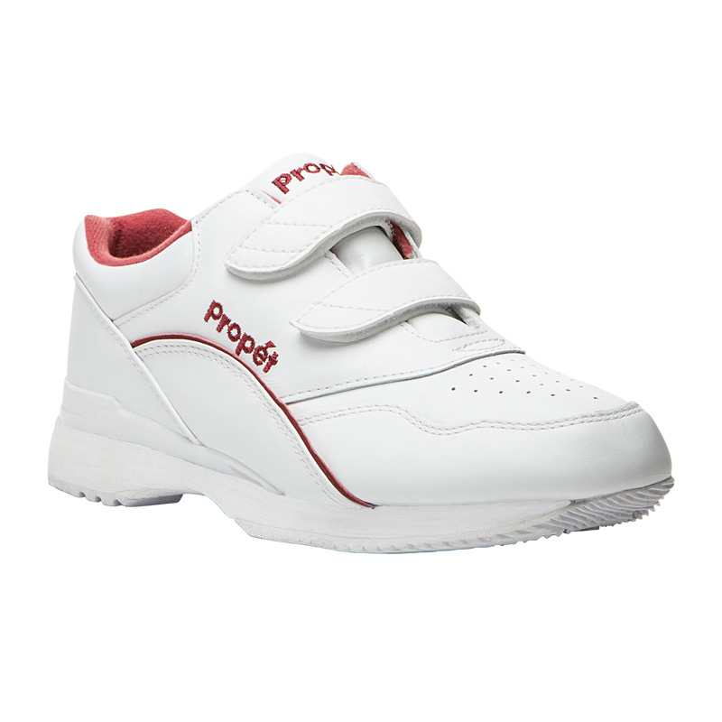 White Women\'s Propet Tour Walker Strap Sneakers | ayxliGDJ