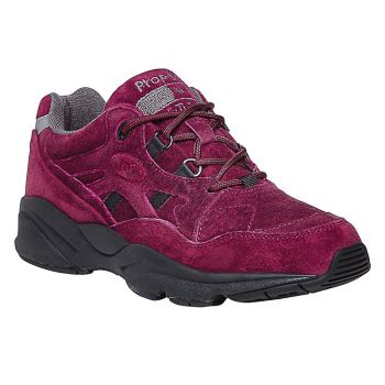 Berry Suede Women's Propet Stability Walker Sneakers | Cb5Ygk7c