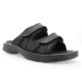 Black Men's Propet Vero Sandals | LMu4ISqF