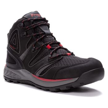 Black / Red Men's Propet Veymont Outdoor Shoes | V4Uw0m43