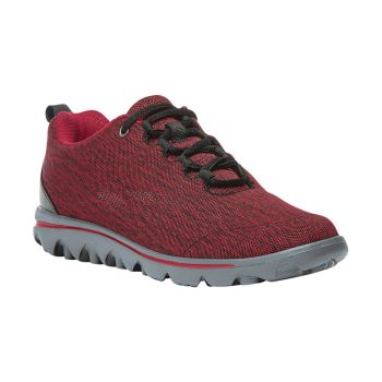 Black / Red Women's Propet TravelActiv Sneakers | DN7mQlVi