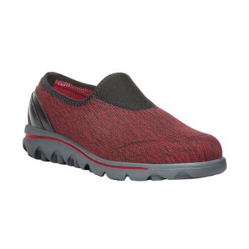 Black / Red Women's Propet TravelActive Slip-On Sneakers | fcTvUKir