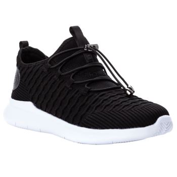 Black / White Women's Propet TravelBound Sneakers | K4z5yynA