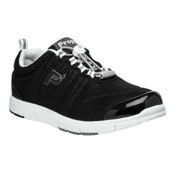 Black Women's Propet TravelWalker II Sneakers | r8BoLr9a