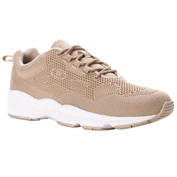 Brown Men's Propet Stability Fly Sneakers | E2BCCyl4