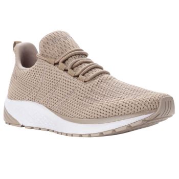 Brown Women's Propet Tour Knit Sneakers | QYASHHFc