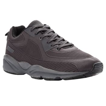 Dark Grey Men's Propet Stability Laser Sneakers | HEl5weHu