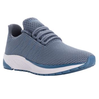 Denim Women's Propet Tour Knit Sneakers | MHYu1qOP