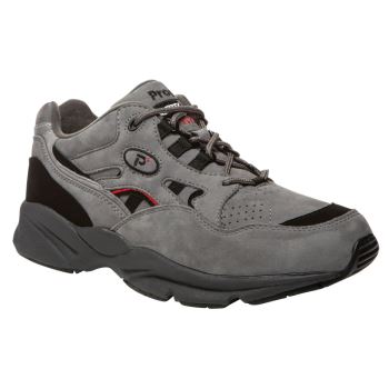 Grey / Black Men's Propet Stability Walker Sneakers | LW58bDHG