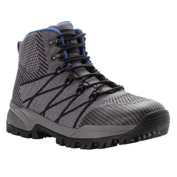 Grey / Black Men's Propet Traverse Boots | HyVJrKMS