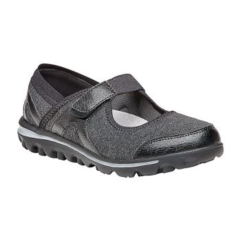 Grey / Black Women's Propet Onalee Sneakers | h9RyUbca