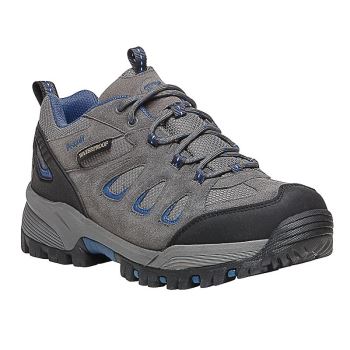 Grey / Blue Men's Propet Ridge Walker Low Diabetic | NXvTjLNp