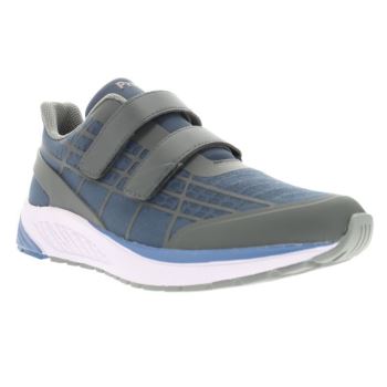 Grey / Blue Women's Propet One Twin Strap Sneakers | o1770gwf