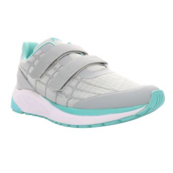 Grey / Mint Women's Propet One Twin Strap Sneakers | ns2TBtUL