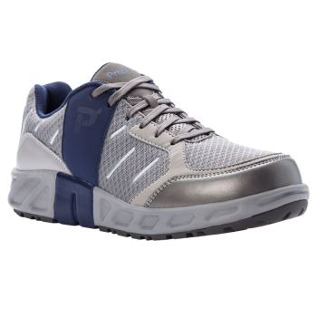 Grey / Navy Men's Propet Matthew Diabetic | XoCp65Ot