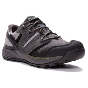 Grey / Olive Men's Propet Vercors Outdoor Shoes | 72jNMHVJ