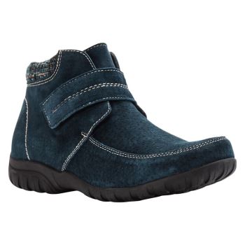 Navy Women's Propet Delaney Strap Boots | 1PDXOu3j