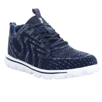 Navy Women's Propet TravelActiv Allay Sneakers | OvfPiMzK