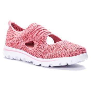 Pink / Red Women's Propet TraveActiv Avid Casual Shoes | YXpRTVhQ