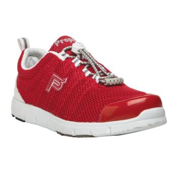 Red / White Women's Propet TravelWalker II Sneakers | YHTnHS47