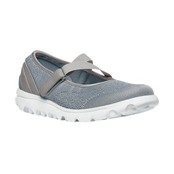 Silver Women's Propet TravelActiv Mary Jane Sneakers | TQAKJeEV