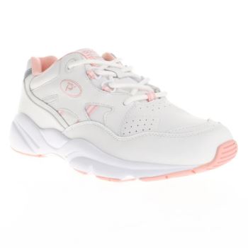 White / Pink Women's Propet Stability Walker Sneakers | 2vhXdmHc